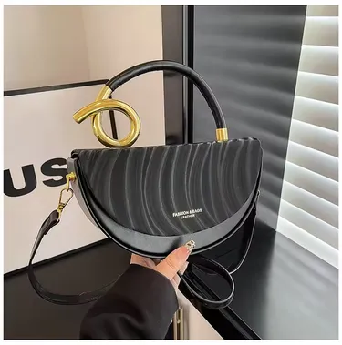 Geometric Pattern PU Tote Bag 