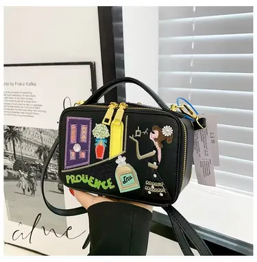 Chinese Style Small Square Handbag