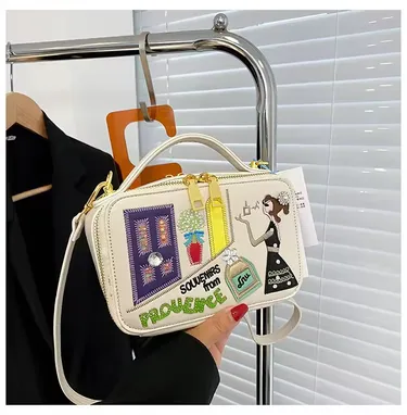 Chinese Style Small Square Handbag