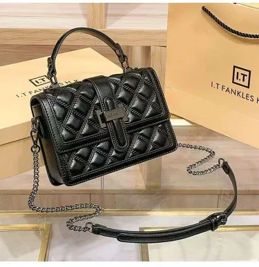 Fashionable Square Frame Handled Bag