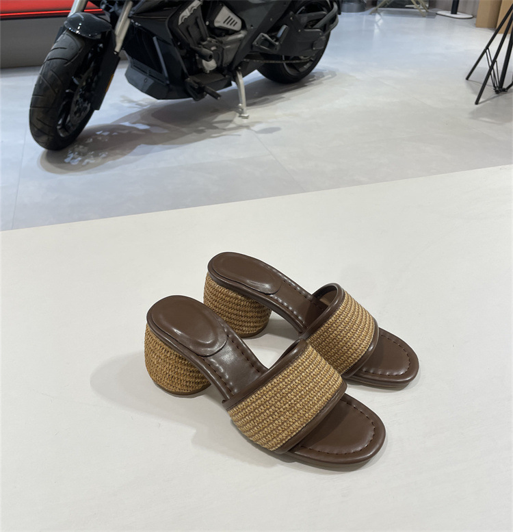 SANTORINI LOOM HEELS