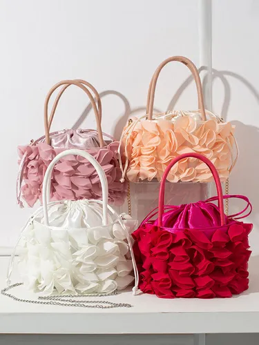 Trendy PU Leather Evening Bag