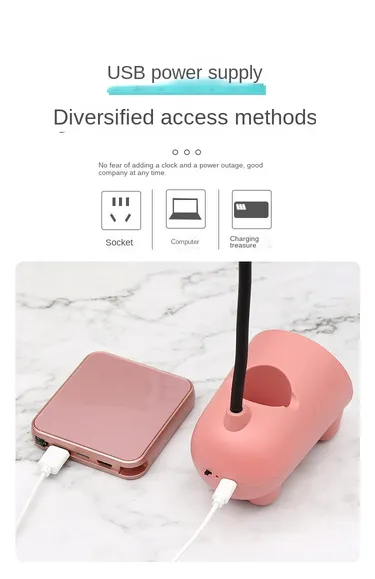 Multi-Functional Cute Bunny Shaped LED Desk Lamp