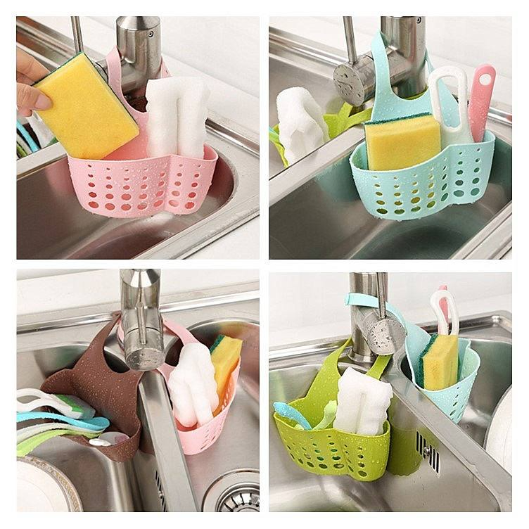 Kitchen Sink Sponge Holder Storage Basket