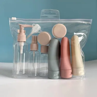 Travel Refillable Bottle Set – Leak-Proof Toiletry Kit
