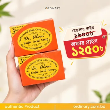 Dr. Alvin Kojic Acid Soap 135gm 2pcs Combo