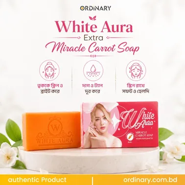 White Aura Extra Miracle Carrot Soap – 160g