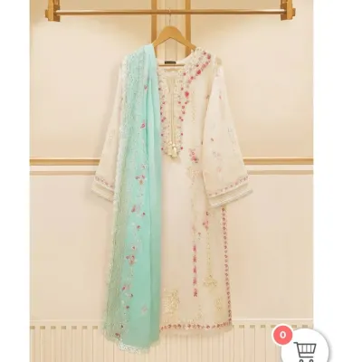 AGHANOOR - CHIPHONE EMBROIDRED 2 PIECE 