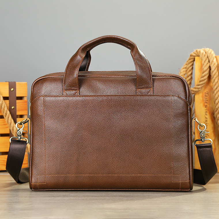 HIGH END TOP LAYER COWHIDE  BUSINESS BAG GB-5006