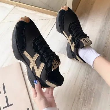 Breathable Lady Running Sports Shoes 