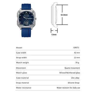 PRECIOUS DUKE QUARTZ GB-8072