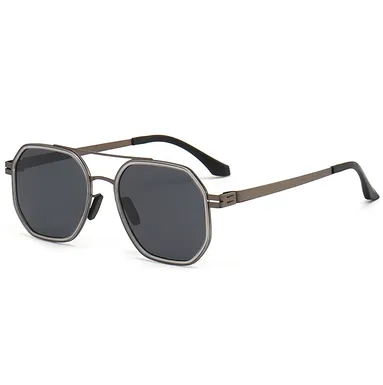 HIGH-END AVIATOR STYLE POLARIZED TRENDY GLASSES ZTT002TGY