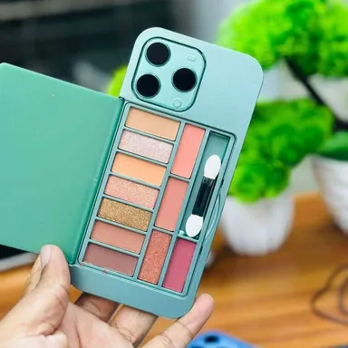 Eyeshadow Palette with Mirror Phone Shape 
