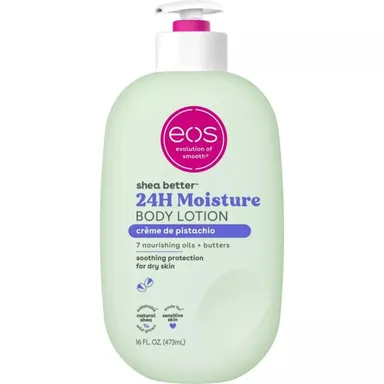 eos – Shea Better 24H Moisture Body Lotion – Crème de Pistachio – (473 ml)