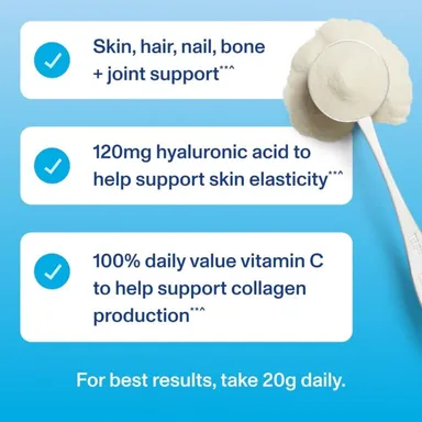 Vital Proteins – Advanced Collagen Peptides with Hyaluronic Acid & Vitamin C – (567 gram)
