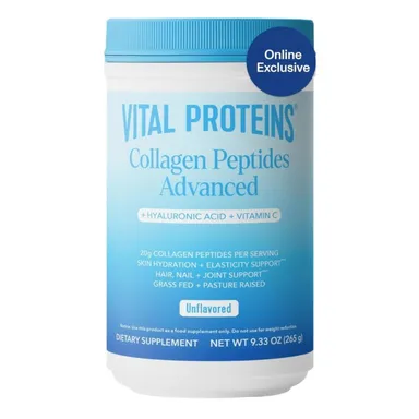 Vital Proteins – Advanced Collagen Peptides with Hyaluronic Acid & Vitamin C – (265 gram)