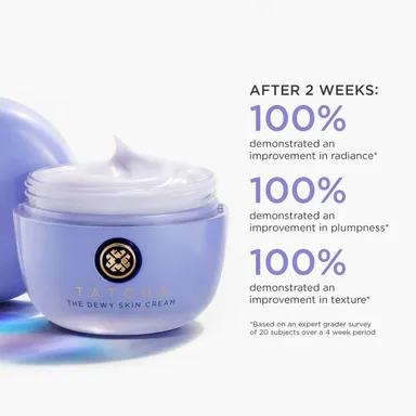 Tatcha – The Dewy Skin Cream Plumping & Hydrating Moisturizer – (10 ml)