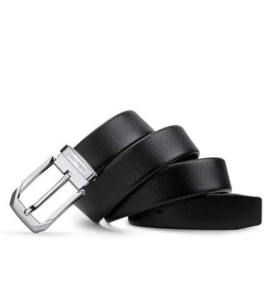  SILVER BUCKLE BUSINESS BELT