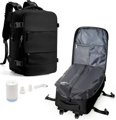 New Fashion Geometric Nylon Vacuum Backpack