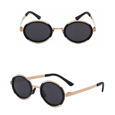 EUROPEAN FASHION ROUND FRAME POLARIZED SUNGLASS 8326G