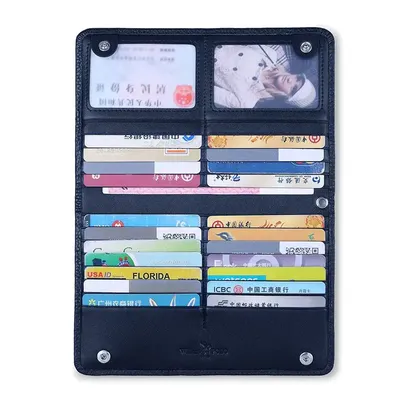BLUE CROSS PATTERN CARD HOLDER