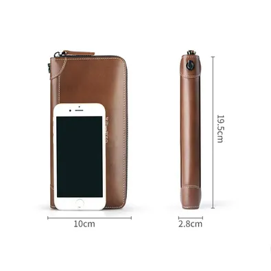 PANACHE BROWN LONG WALLET