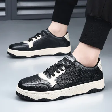  RETRO GENUINE LEATHER CASUAL SNEAKERS GB-7732