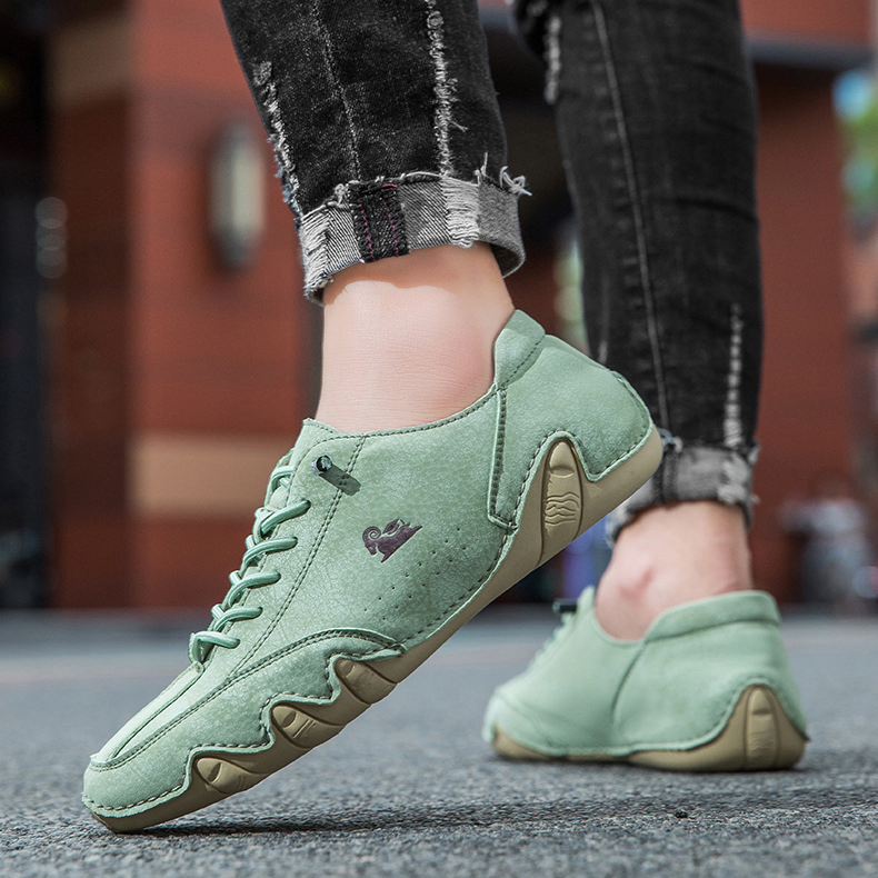 LOW-TOP GERMAN TREND LEATHER CASUAL SHOE GB-8009
