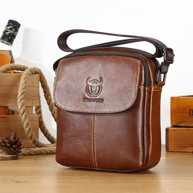 KOREAN STYLE GENUINE LEATHER  CROSSBODY BAG 0207CF