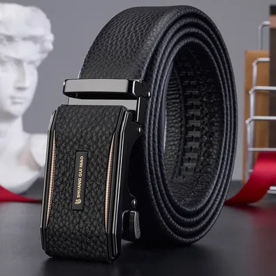 HIGH-END AUTOMATIC BUCKLE LEATHER BELT GB-H042Style-4