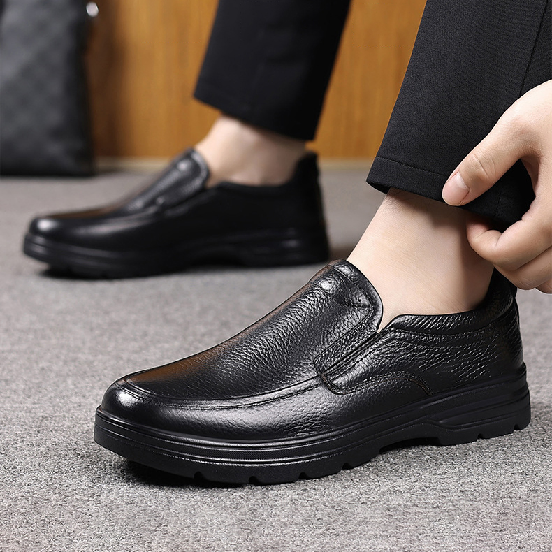 BRITISH STYLE GENUINE LEATHER CASUAL SHOES GB-0917