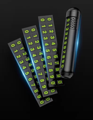 Japanese Warrior Car Decoration-  Parking Number Plate⚔️🖤