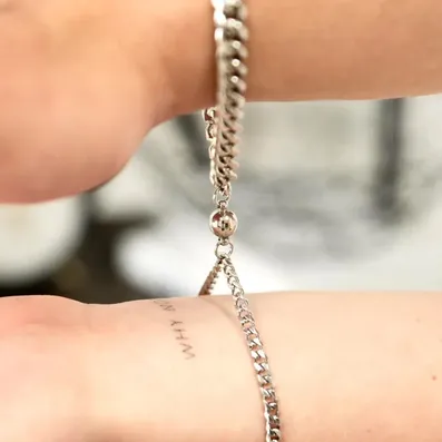 Round Ball Magnet Couple Bracelet