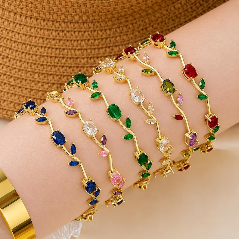 Luxury Trendy Tulip Flower Bracelet