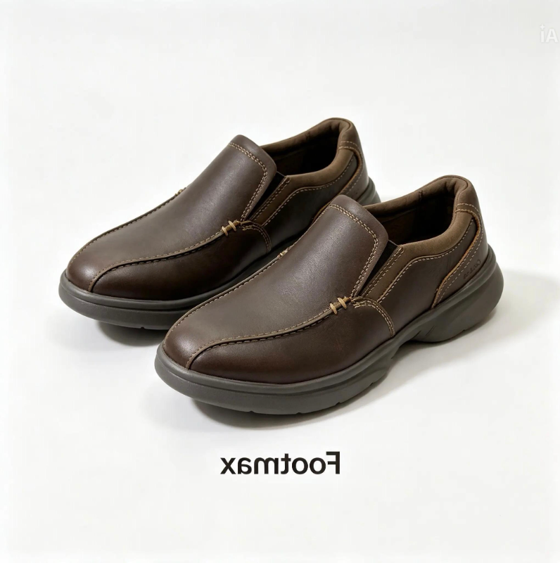 Men's Leather Slip-On Loafers – Comfort Sole Casual Shoes | STRYDE