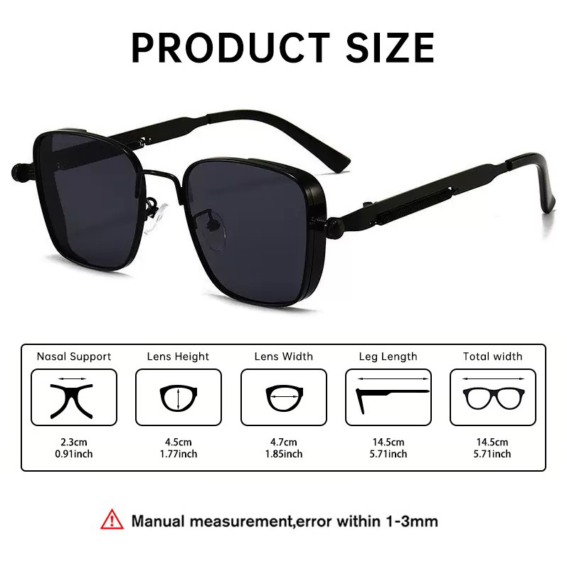 ANTI-ULTRAVIOLET HEAVY METAL PUNK SUNGLASSES 8479B