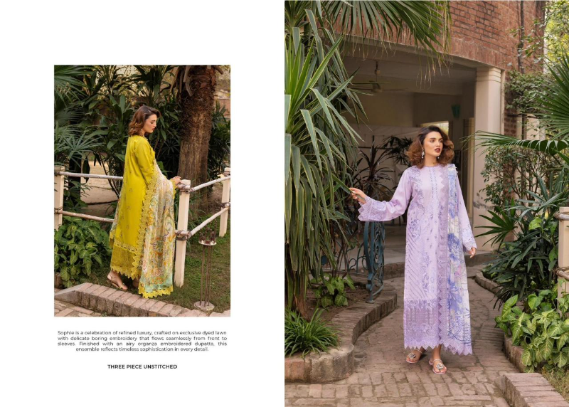 Guljee Shopie Cotton Salwar Kameez unsttiched Set 