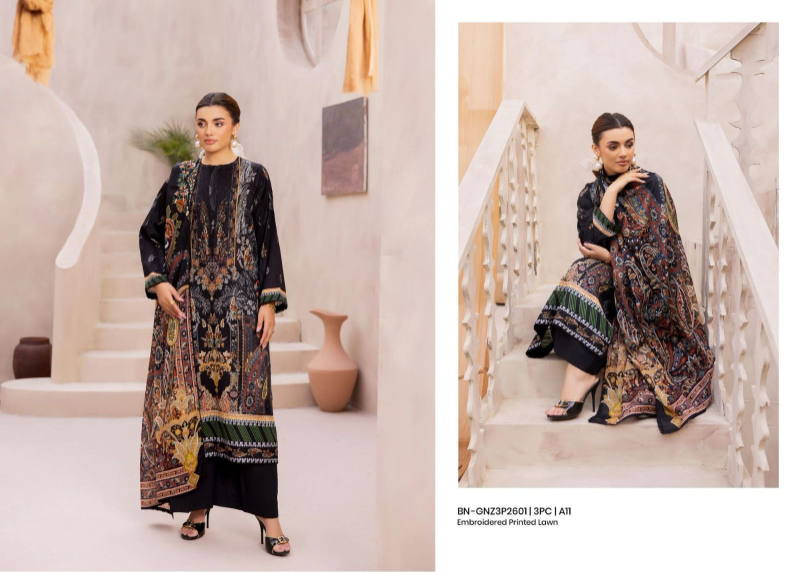 Guljee Shopie Cotton Salwar Kameez Unstitched Set