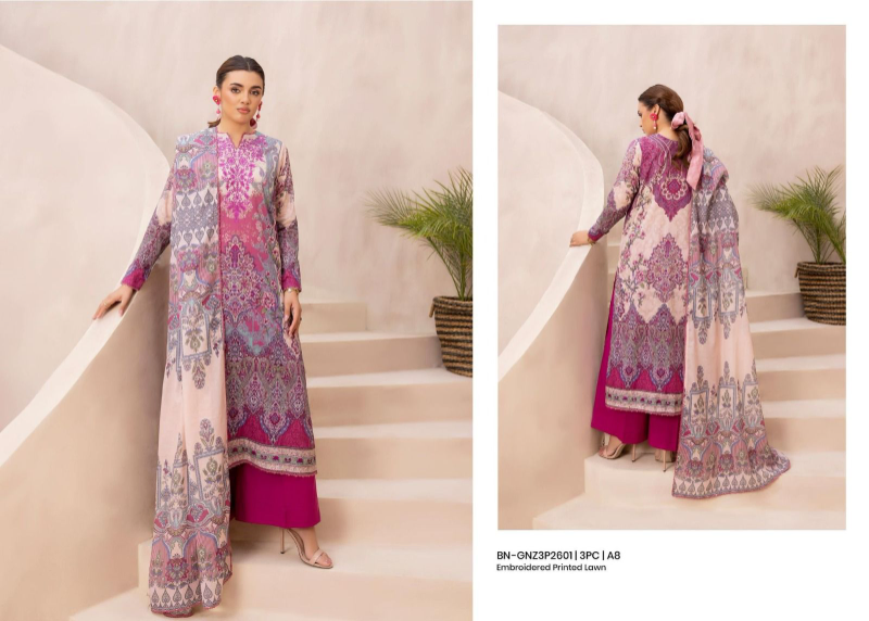 Guljee Shopie Cotton Salwar Kameez Unstitched Set