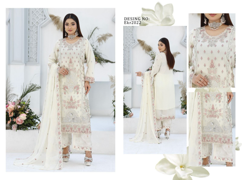 Bin Hameed Inara Vol-8 Luxury Chiffon Unstitched Suit