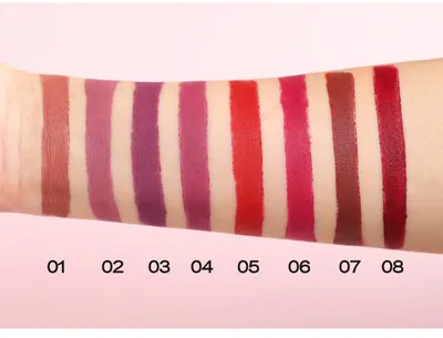 Handaiyan Velvet Matte Lipstick Set (8 Pcs)