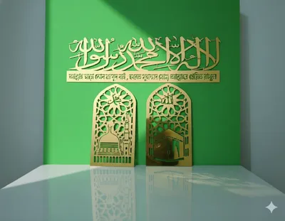 Bangla Kalima with makkah & madina Set