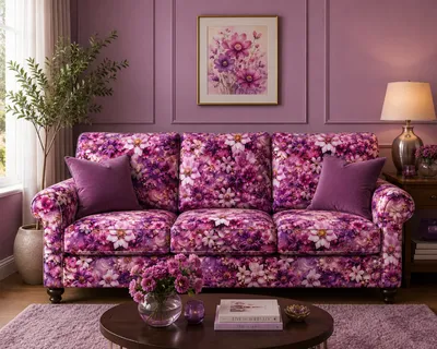 Soft Printed Sofa Slipcover
