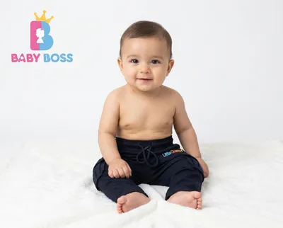 Baby Boss Premium Deep Navy Cargo Pants for Boys