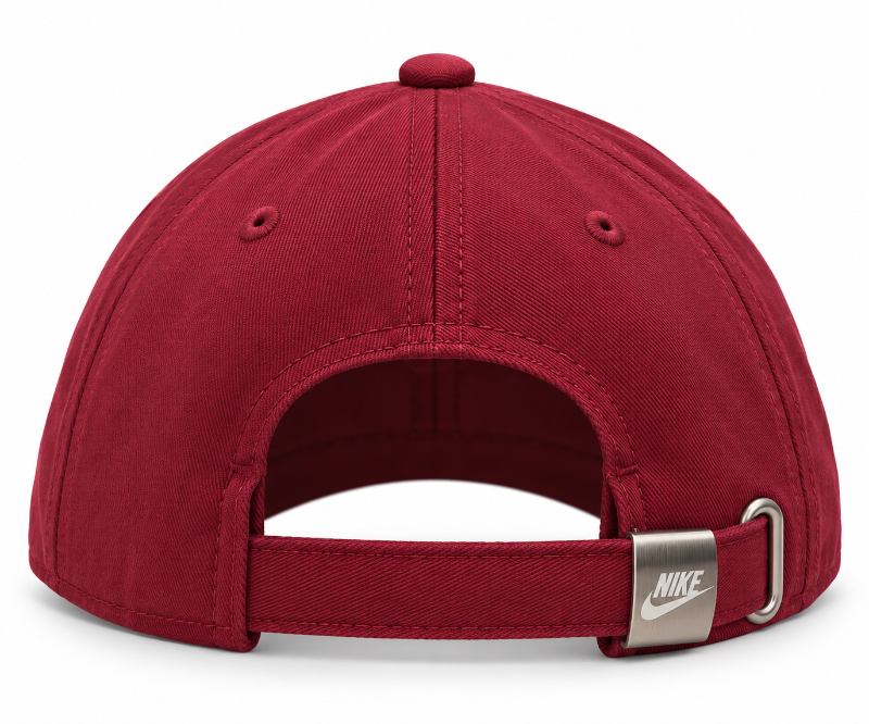 Nike Premium Burgundy Nike-Style Embroidered Baseball Cap – Sport Lifestyle Accessory