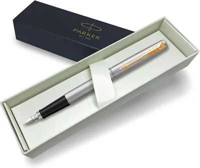 Parker Jotter Stainless Steel Chrome Trim Fountain Pen