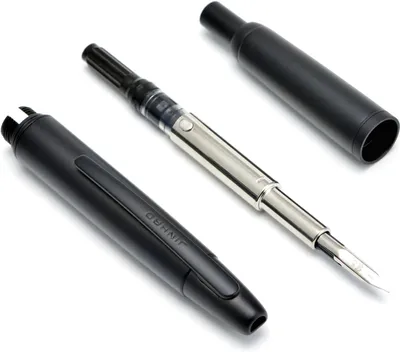 Jinhao 10 Series Retractable Fountain Pens Matte Black Metal