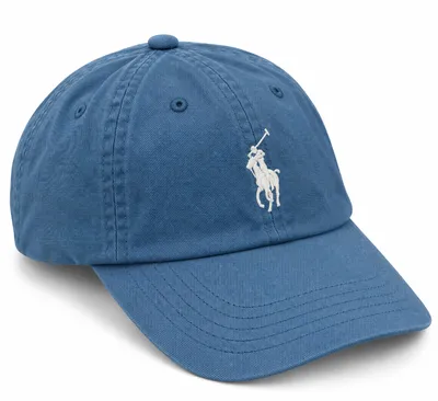 Premium Blue Polo Embroidered Baseball Cap