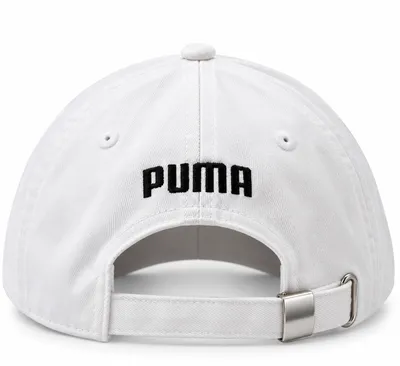 Premium White Puma Embroidered Cap