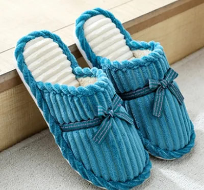 Bow Corduroy Slipper